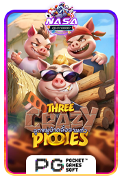 three crazy piggies